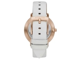 Oryginalny pasek Michael Kors Pyper MK2800 biały skóra Rose Gold 18mm